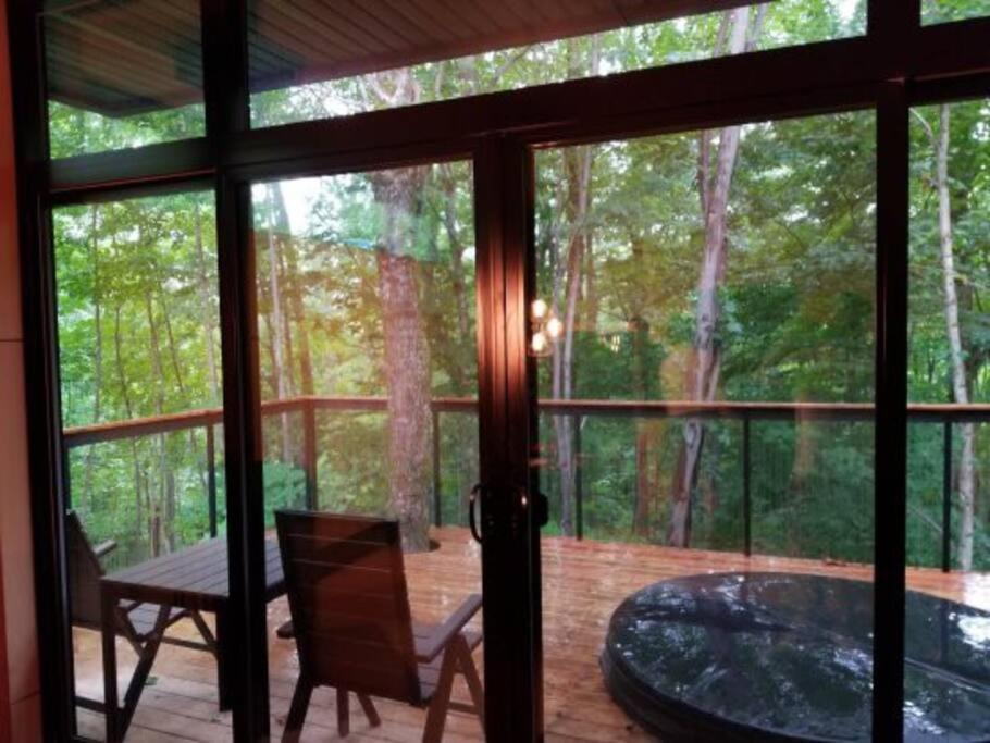 Cabin Sutton 252 - En Harmonie Avec La Nature! Villa Buitenkant foto