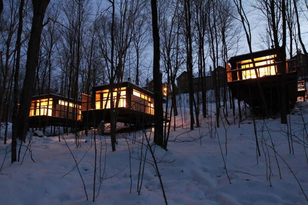 Cabin Sutton 252 - En Harmonie Avec La Nature! Villa Buitenkant foto